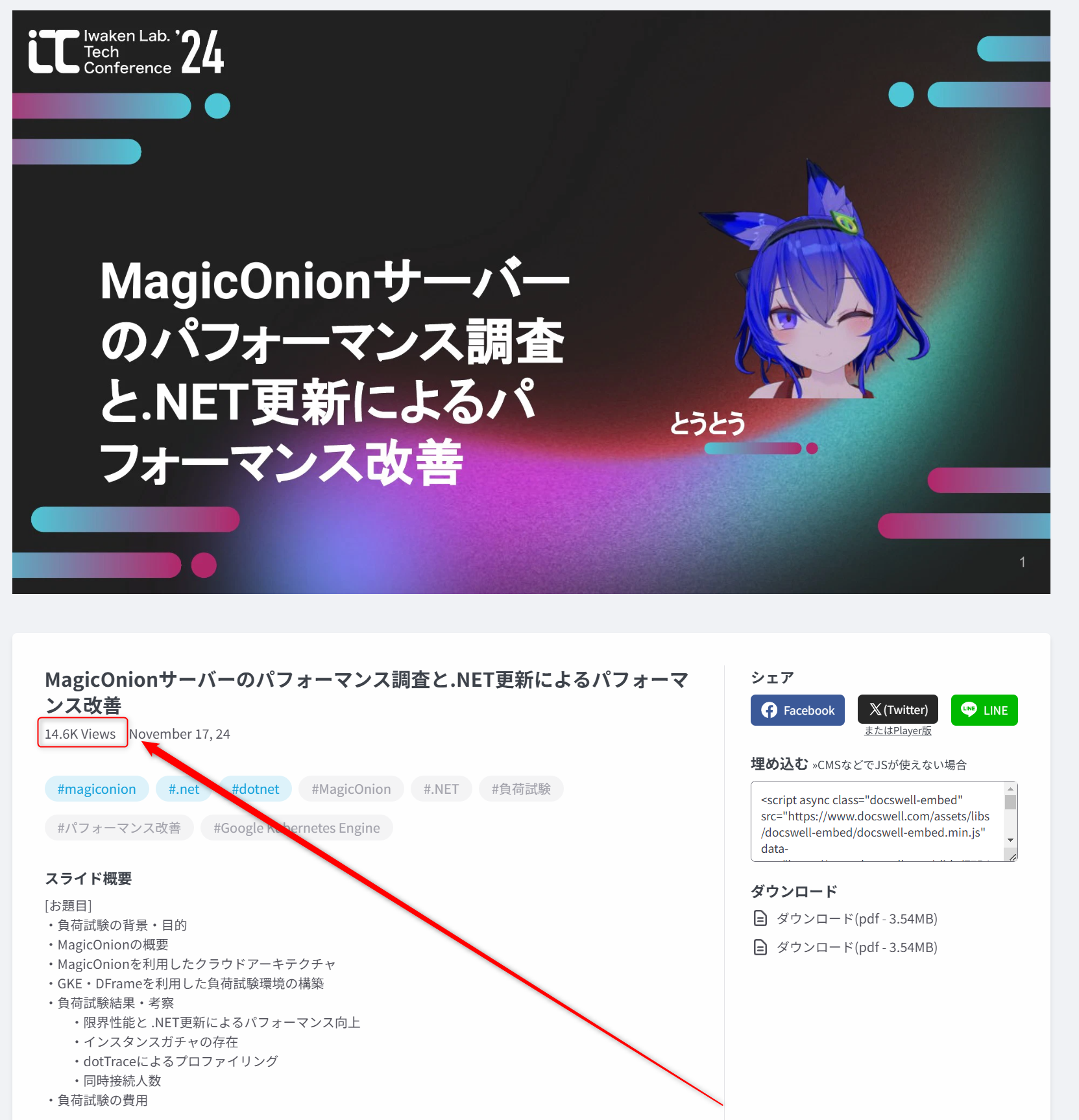 スライドサムネイル